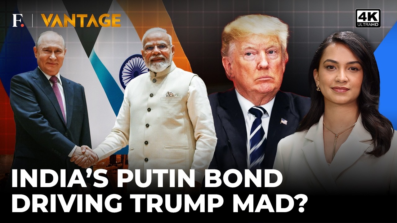 Trump Gets Heartburn Over India’s Putin Bond, US Revives 100% Tariff Threat | Vantage on Firstpost