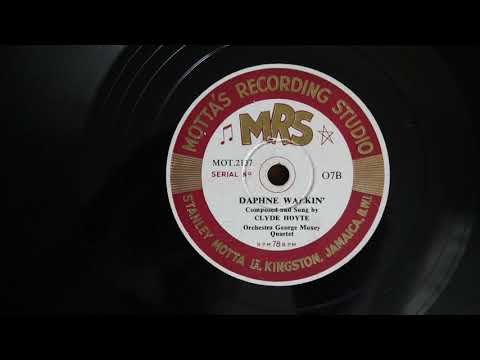 78RPM Clyde Hoyte ‎– Montego Calypso, Daphne Walkin' Motta's Recording Studio ‎– 07
