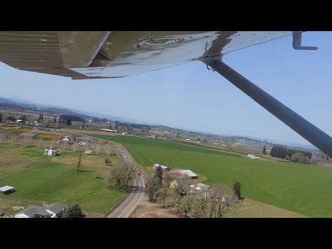 Cessna 172D [N2108Y] takeoff from 7S3