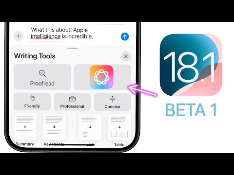 iOS 18.1 Beta 1 Released - What's New? (Apple Intelligence)