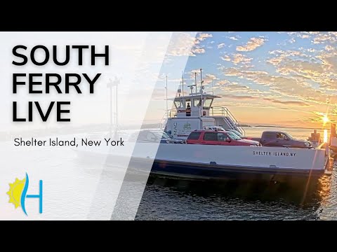 Hamptons.com  - LIVE! South Ferry, Shelter Island, New York
