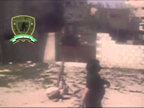 استهداف لواء الفجر بقذائف الهاون مواقع قوات النظام في مدينة داريا في ريف دمشق