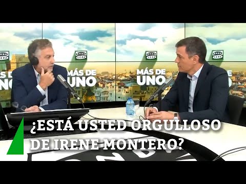 Alsina to Pedro Sánchez: Are you proud of Irene Montero as Minister of Equality?