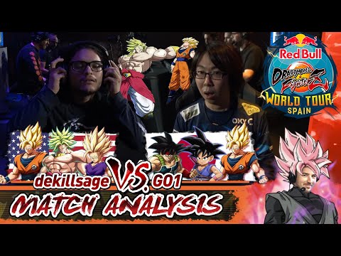 DBFZ Match Analysis: DBFZ World Tour Madrid 2019 Top 8 WINNERS FINAL - dekillsage vs. GO1