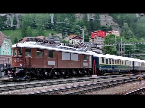 SBB Gotthardbahn/Ferrovia del Gottardo: Göschenen Juni 2015