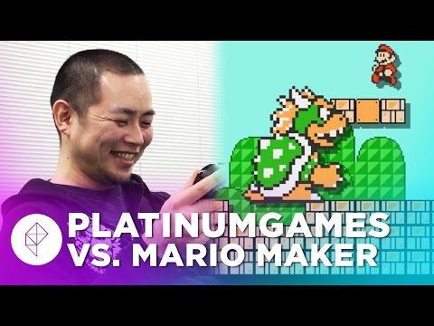 PlatinumGames' Kenji Saito Builds a Super Mario Maker Level — Devs Make Mario