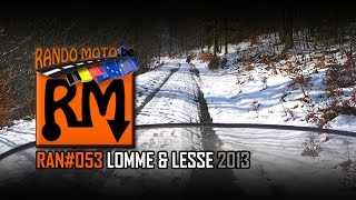 preview picture of video 'Rando-Moto.be 17 février 2013 LOMME & LESSE (HD)'