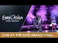 Daniel Diges - Algo Pequeñito (Spain) Live with interruption 2010 Eurovision Song Contest