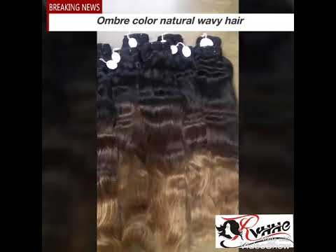 Top Quality Virgin Silky Straight Ombre Color Hair