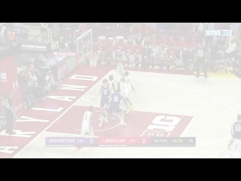 Men's Basketball - Northwestern at Maryland Highlights.