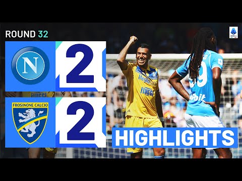 Resumen de Napoli vs Frosinone Jornada 32
