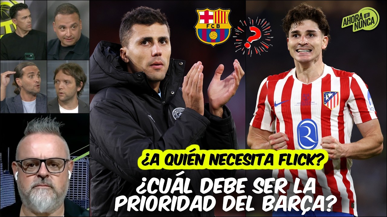 SEMANA DECISIVA EN BARCELONA. JULIÁN ÁLVAREZ sigue en el aire y RODRI es INMINENTE | Ahora o Nunca