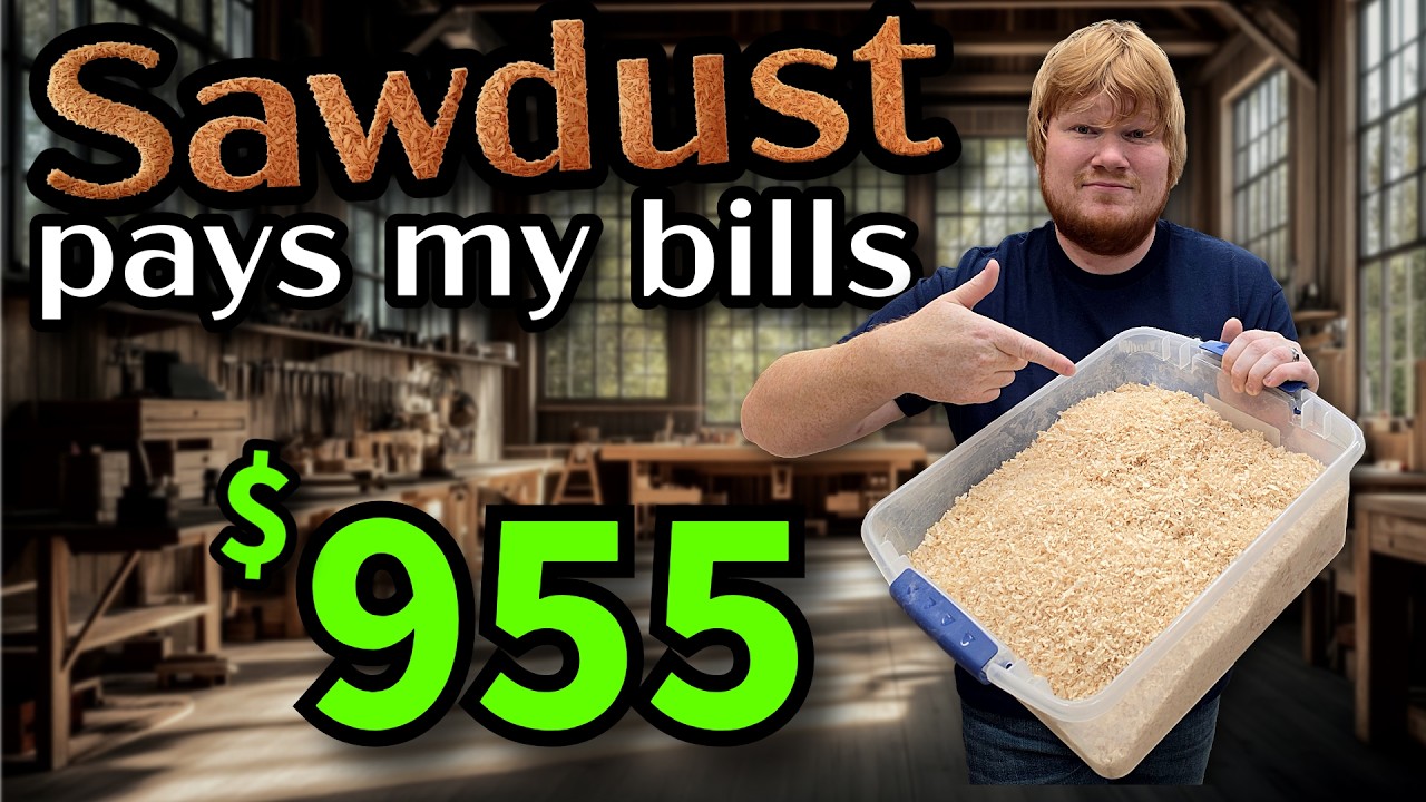 Everyone Throws Sawdust Away...Here's How to SELL IT!