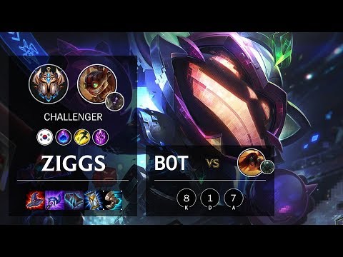 Ziggs Bot vs Sivir - KR Challenger Patch 10.11