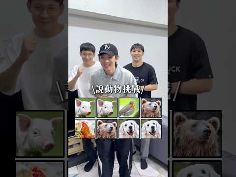 來挑戰💪🏻 #說動物挑戰