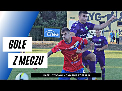 Gole z meczu Rasel Dygowo - Gwardia Koszalin 1:1