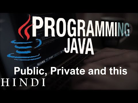 Java Tutorials 28 Public Private and this हिन्दी