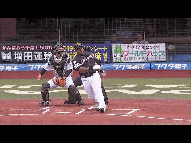 【1回表】ホークス・デスパイネの豪快な一発で初回から先制!! 2018/10/8 M-H