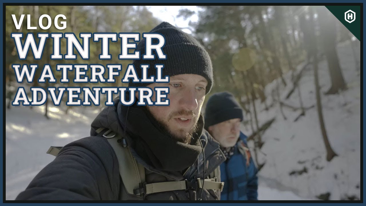 Winter Waterfall Adventure