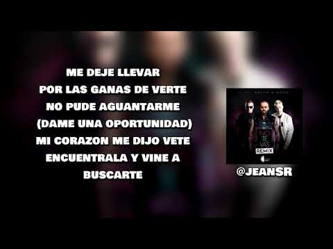 No te vas Remix Nacho Wisin Noriel Letra