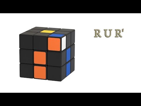 First Layer: White on the Right | Step 2