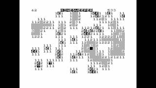 Minesweeper (longplay) for the ZX81