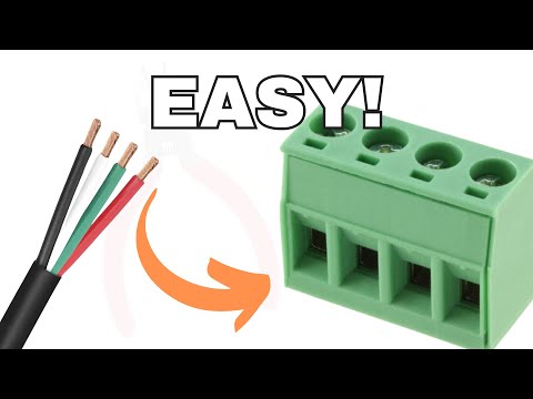 How to Connect an Audio Cable to a Phoenix Connector - Easy!