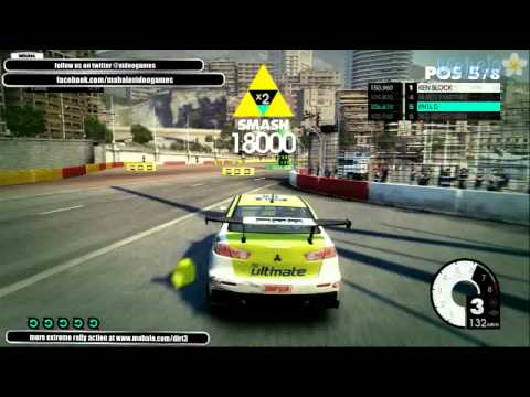 DiRT3 Harbour Chaos Monaco Blvd Albert [Gymkhana]
