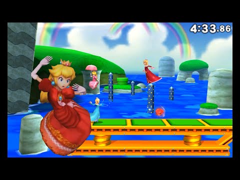 Smash 3DS - Peaches and Rosalinas Battle (Star and Screen KO) #11