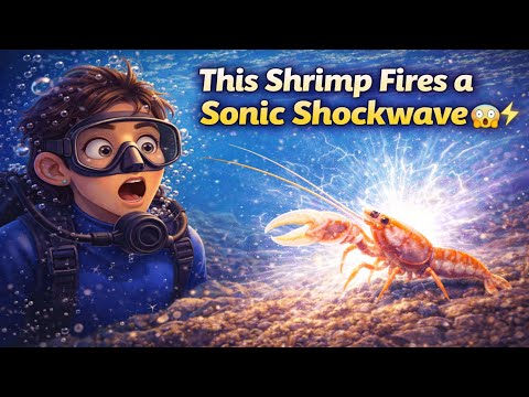 The Pistol Shrimp — A Tiny Animal With a Sonic Shockwave 🦐⚡