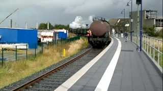 preview picture of video 'Museumszug mit Dampflok 131060 in Fehmarn-Burg 2011'