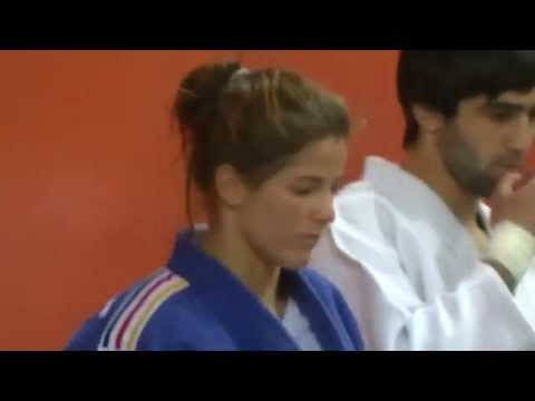 German judoka Romy Tarangul in concentration