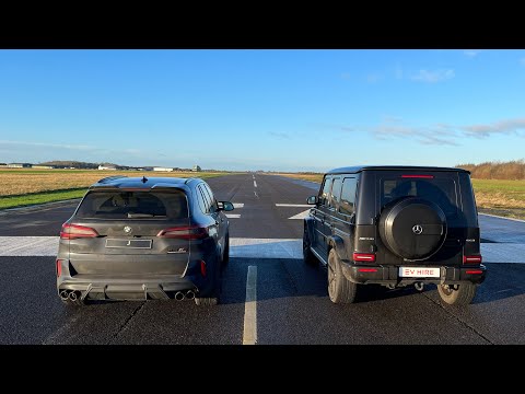 DRAG RACE! BMW X5M COMPETITION VS AMG G63!