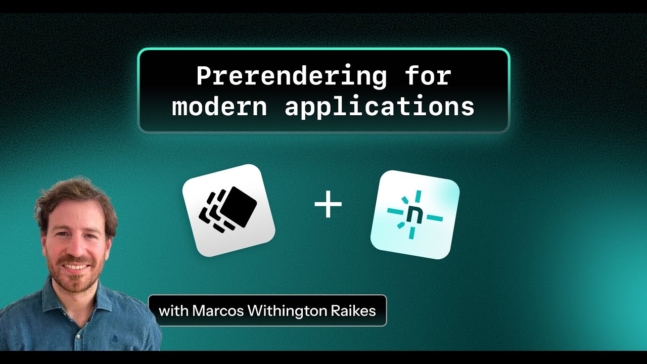 Prerendering for modern applications