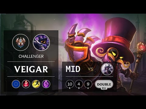 Veigar Mid vs Syndra - EUW Challenger Patch 9.24