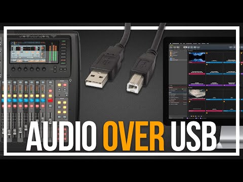 How To Send Computer Audio To Behringer X32 Over A USB Cable
