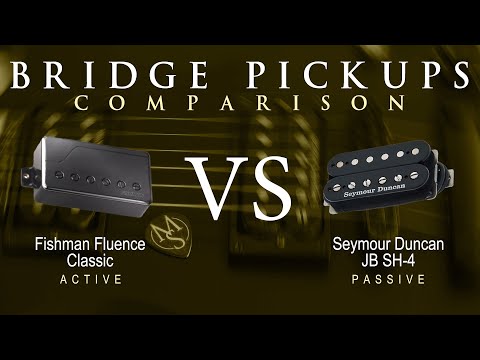 Fishman FLUENCE CLASSIC vs Seymour Duncan JB SH-4 - Bridge Pickup Guitar Tone Comparison Demo
