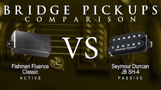 Video thumbnail for Fishman FLUENCE CLASSIC vs Seymour Duncan JB SH-4 - Bridge Pickup Guitar Tone Comparison Demo by Mike Stamper