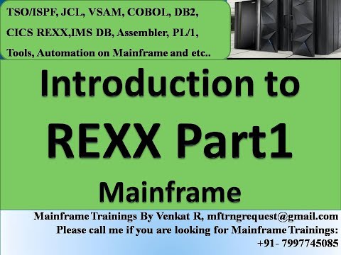 Rexx Day1_Rexx on Mainframes for Automation