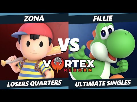 Vortex Legends 19 Losers Quarters - Zona (Ness) Vs. Fillie (Yoshi) SSBU Ultimate Tournament