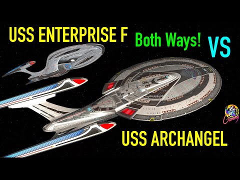 Sovereign 3.0 VS USS Enterprise F - Both Ways - Star Trek Starship Battles