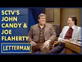 John Candy And Joe Flaherty Talk Hockey And Comedy Letterman
