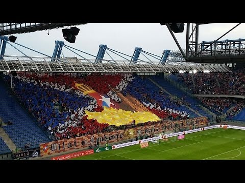 Oprawa kibiców Wisły przed meczem z Koroną