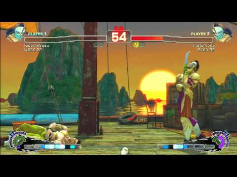 SSF4 Rank Match  TodomeSasu (CW)  vs  matoryona (CW)