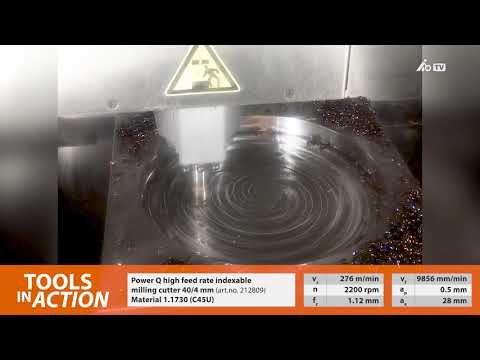 High feed rate milling cutter GARANT Power Q