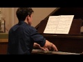 Matt playing Courante & Allemande from French Suite No 6 in E minot, JS Bach