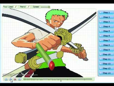 How To Draw Roronoa Zoro One Piece Instructables