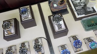 Rolex watch shopping - amazing watches at family owned second hand store submariner daytona Datejust