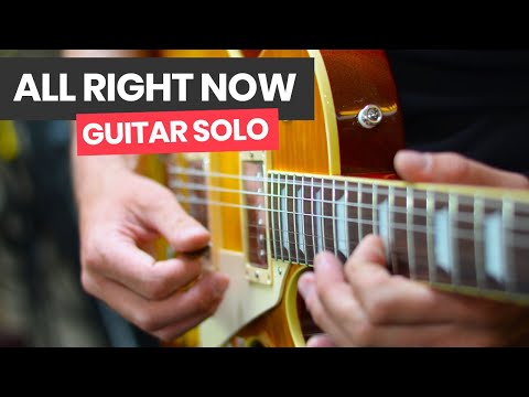 All Right Now Guitar Solo Lesson - How To Play The Full Solo