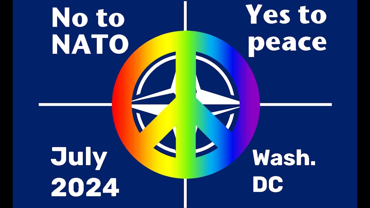 7 جولائی 2024 کو وائٹ ہاؤس میں نیٹو نہیں - ہاں امن ریلی